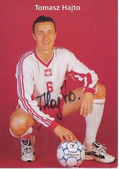 Tomasz Hajto  Polen  Fußball Autogrammkarte original signiert 