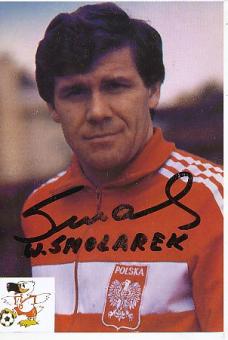 Wlodzimierz Smolarek † 2012  Polen  WM 1982   Fußball Autogramm Foto original signiert 