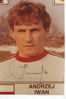Andrzej Iwan † 2022  Polen  WM 1978   Fußball Autogramm Foto original signiert 