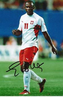 Emmanuel Olisadebe  Polen  Fußball Autogramm Foto original signiert 