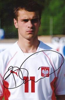 Piotr Brozek  Polen  Fußball Autogramm Foto original signiert 