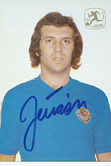 Jurica Jerkovic † 2019  Jugoslawien EM 1976 Fußball Autogrammkarte original signiert 