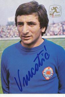 Momcilo Vukotic † 2021  Jugoslawien EM 1976 Fußball Autogrammkarte original signiert 