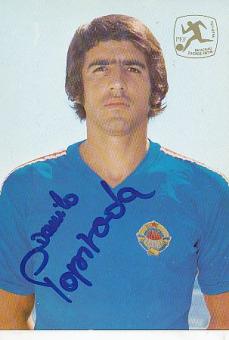 Danilo Popivoda † 2021  Jugoslawien EM 1976 Fußball Autogrammkarte original signiert 