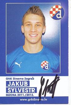 Jakub Sylvester  Dinamo Zagreb  Fußball Autogrammkarte original signiert 