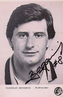 Vladislav Bogicevic   FC Cosmos New York &  Jugoslawien WM 1974  Fußball Autogramm  Foto original signiert 
