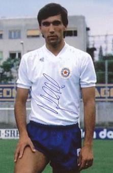Zlatko Vujovic Jugoslawien WM 1982  Fußball Autogramm  Foto original signiert 
