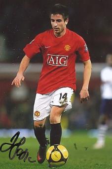 Zoran Tosic   Manchester United  Fußball Autogramm  Foto original signiert 
