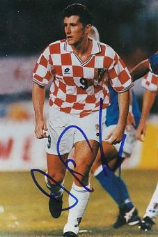 Davor Suker  Kroatien  Fußball Autogramm Foto original signiert 