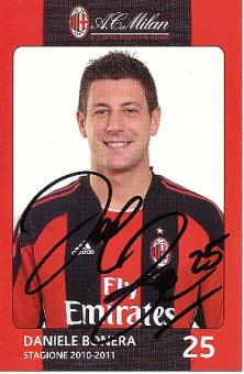 Daniele Bonera  AC Mailand  Fußball Autogrammkarte  original signiert 