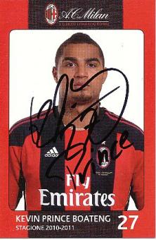Kevin Prince Boateng  AC Mailand  Fußball Autogrammkarte  original signiert 