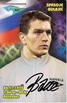 Spasoje Bulajic   Slowenien  Fußball Autogrammkarte original signiert 