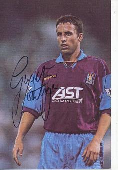 Gareth Southgate  Aston Villa  Fußball Autogrammkarte original signiert 