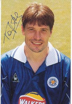 Tony Cottee  Leicester Cityl  Fußball Autogrammkarte original signiert 