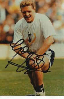 Paul Gascoigne  England  WM 1990   Fußball Autogramm Foto original signiert 