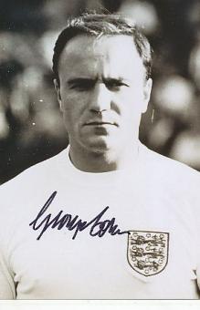 George Cohen † 2022  England Weltmeister WM 1966  Fußball Autogramm Foto original signiert 