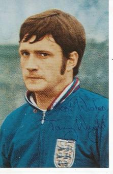 Tommy Wright   England  WM 1970  Fußball Autogramm Foto original signiert 