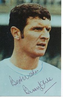 Brian Labone † 2006  England  WM 1970  Fußball Autogramm Foto original signiert 