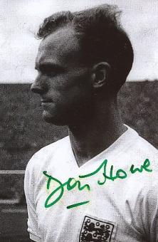 Donald „Don“ Howe  † 2015  England  WM 1958  Fußball Autogramm Foto original signiert 