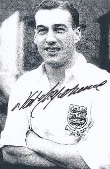 Nat Lofthouse † 2014 England WM 1954  Fußball Autogramm Foto original signiert 