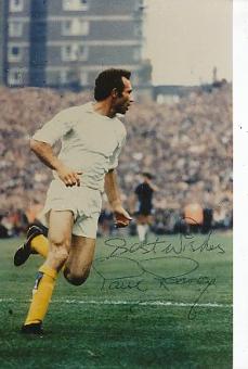 Paul Reaney    England  & Leeds United  Fußball Autogramm Foto original signiert 