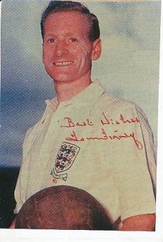 Tom Finney † 2014 England WM 1950  Fußball Autogramm Foto original signiert 