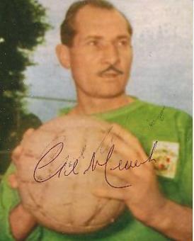 Gil Merrick † 2010   England  WM 1954  Fußball Autogramm Foto original signiert 