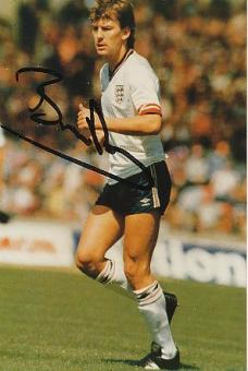 Bryan Robson England WM 1990  England  Fußball Autogramm Foto original signiert 