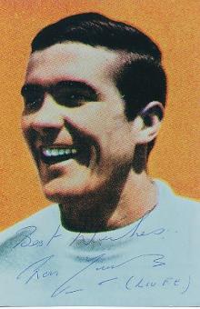 Ron Springett † 2015  England Weltmeister WM 1966  Fußball Autogramm Foto original signiert 
