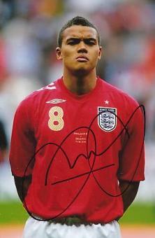 Jermaine Jenas  England  Fußball Autogramm Foto original signiert 