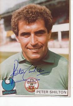 Peter Shilton  England WM 1982 Fußball Autogramm Foto original signiert 