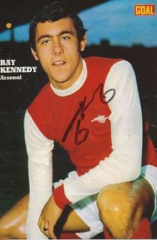 Raymond "Ray" Kennedy † 2021  FC Arsenal London  Fußball Autogramm Foto original signiert 