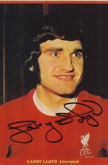 Larry Lloyd  FC Liverpool  Fußball Autogramm Foto original signiert 