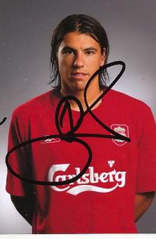 Milan Baros  FC Liverpool  Fußball Autogramm Foto original signiert 