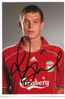 Daniel Agger  FC Liverpool  Fußball Autogramm Foto original signiert 