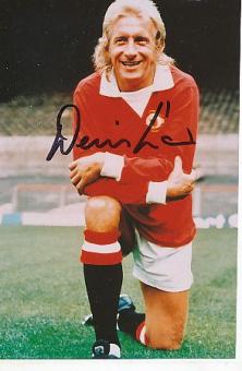 Dennis Law  Manchester United   Fußball Autogramm Foto original signiert 