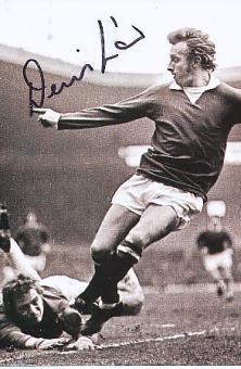 Dennis Law  Manchester United   Fußball Autogramm Foto original signiert 