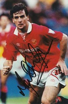 Mark Hughes   Manchester United   Fußball Autogramm Foto original signiert 