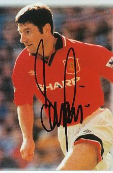 Denis Irwin  Manchester United   Fußball Autogramm Foto original signiert 