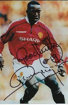 Andy Cole  Manchester United   Fußball Autogramm Foto original signiert 