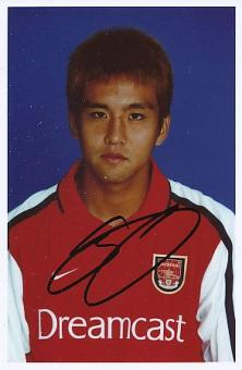 Jun’ichi Inamoto   FC Arsenal London   Fußball Autogramm Foto original signiert 
