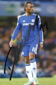 Didier Drogba  FC Chelsea London  Fußball Autogramm Foto original signiert 