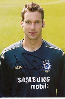 Peter Cech  FC Chelsea London  Fußball Autogramm Foto original signiert 