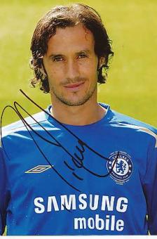 Ricardo Carvalho  FC Chelsea London  Fußball Autogramm Foto original signiert 