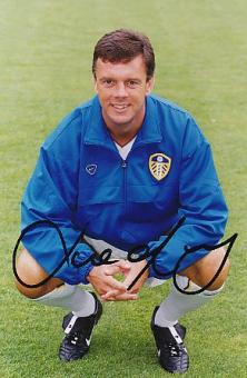David O’Leary   Leeds United   Fußball Autogramm Foto original signiert 