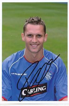 Peter Løvenkrands   Glasgow Rangers  Fußball Autogramm Foto original signiert 