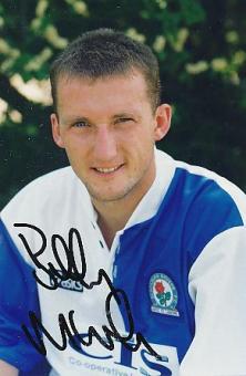 Billy McOwen  Blackburn Rovers  Fußball Autogramm Foto original signiert 