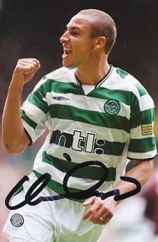 Henrik Larsson   Celtic Glasgow  Fußball Autogramm Foto original signiert 