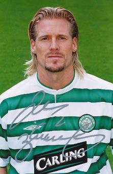 Johan Mjällby   Celtic Glasgow  Fußball Autogramm Foto original signiert 