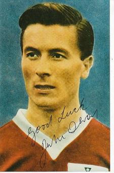 Jimmy McIlroy † 2018 Nordirland WM 1958  Fußball Autogramm Foto original signiert 